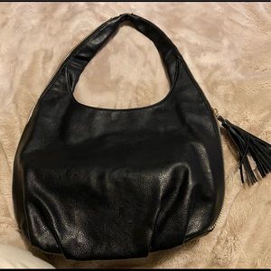 Black Leather Purse